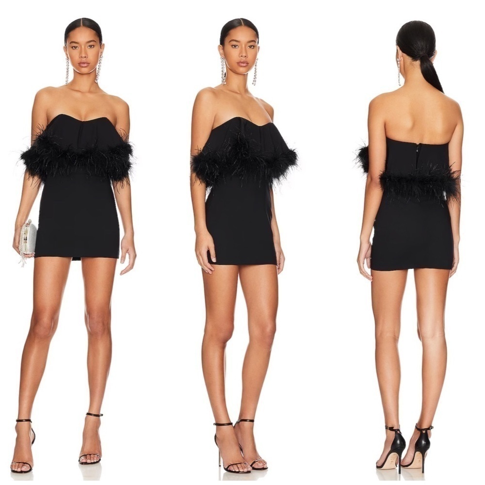 NBD Capella Mini Dress in Black Size M